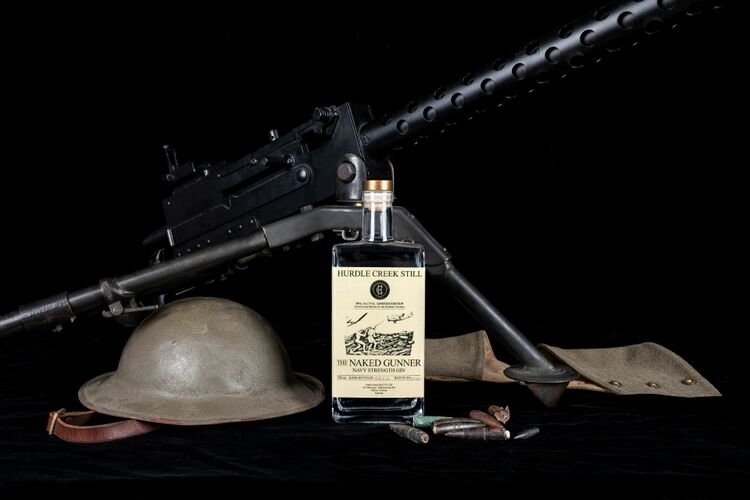 The Naked Gunner Gin: Salutes a fine man and his mates, and the wartime Top End – the stuff of legends!
